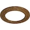 Ekena Millwork Andrea Ceiling Medallion (Fits Canopies up to 8"), 12"OD x 8"ID x 1/2"P, Smokey Topaz Crackle CM12ADSTC - alternate 3
